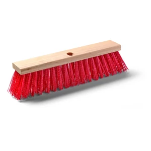 Utcai seprű 40cm, piros Elaston, fa