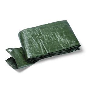 Védőponyva   2 x 3 m, zöld 90 g / m2, fémgyűrűs