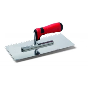 Glettelő fogazott rozsdamentes 8x8 mm, profi