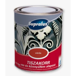 Supralux TISZAKORR korróziógátló alapozó vörös 0,75 L
