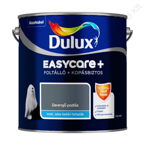 Dulux EASYCARE+ Foltálló+kopásbiztos beltéri falfesték Derengő padlás 2,5L
