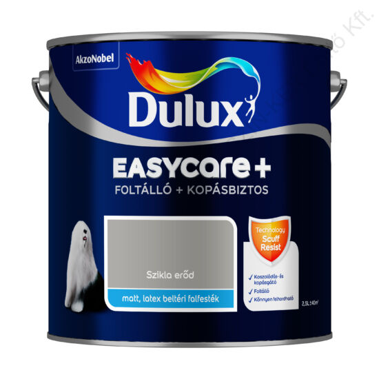 Dulux EASYCARE+ Foltálló+kopásbiztos beltéri falfesték Szikla erőd 2,5L