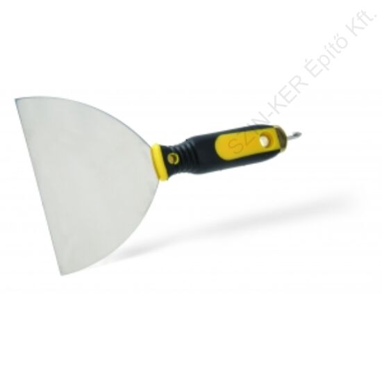 Gipszkarton spatulya 15cm, 2k nyél rozsdamentes