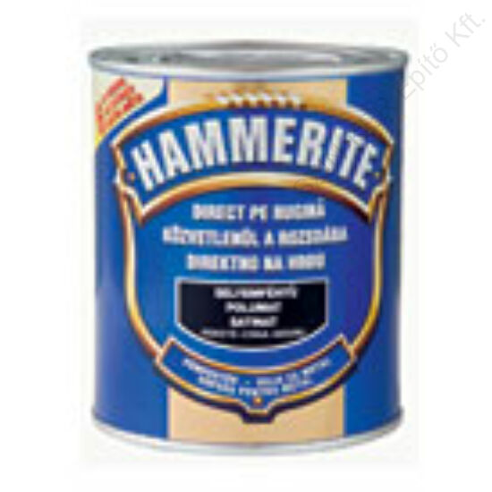 Hammerite Selyemfényű Zománcfesték Fekete 0,75 L