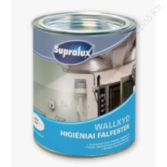 Supralux Wallkyd higiéniai beltéri falfesték fehér 0,9 L
